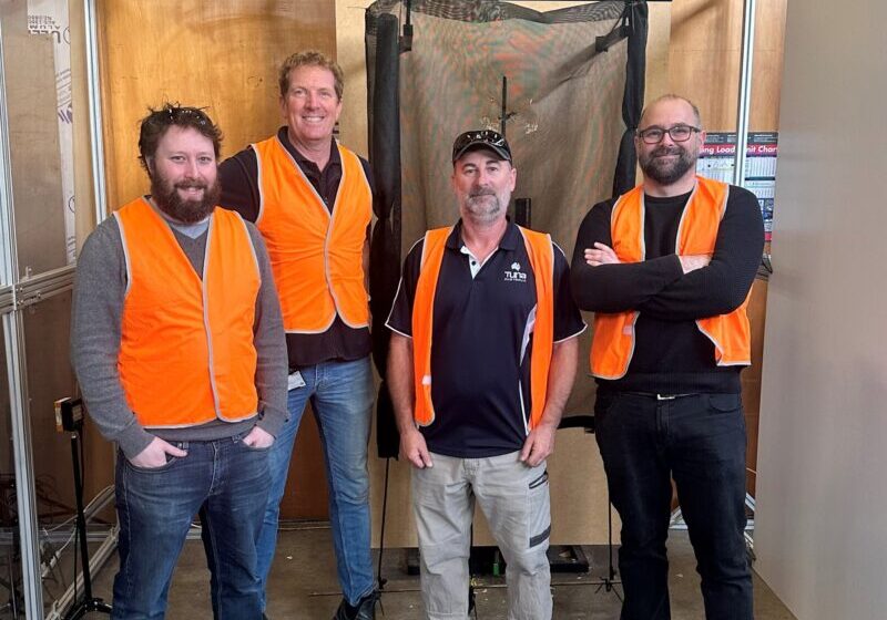 Flyback simulation team: Thomas Ferguson, Michael Underhill, Phil Ravanello and Roberto Odeja Rabanal.