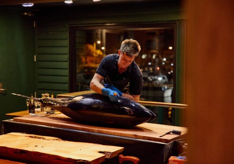 Southern Bluefin Carving ceremony.